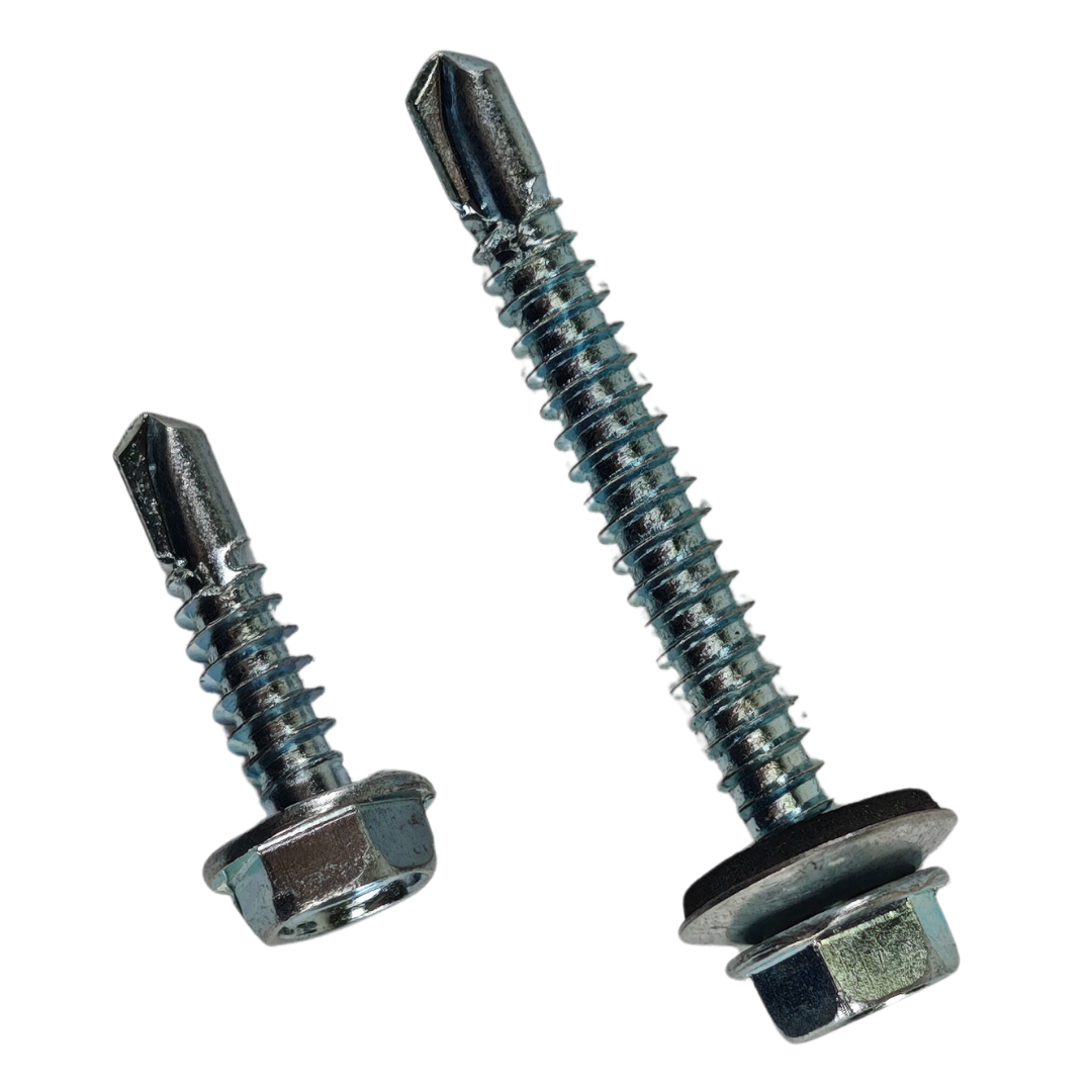 Parafuso Sextavado Auto-brocante e o com Arruela - Imagem 3
