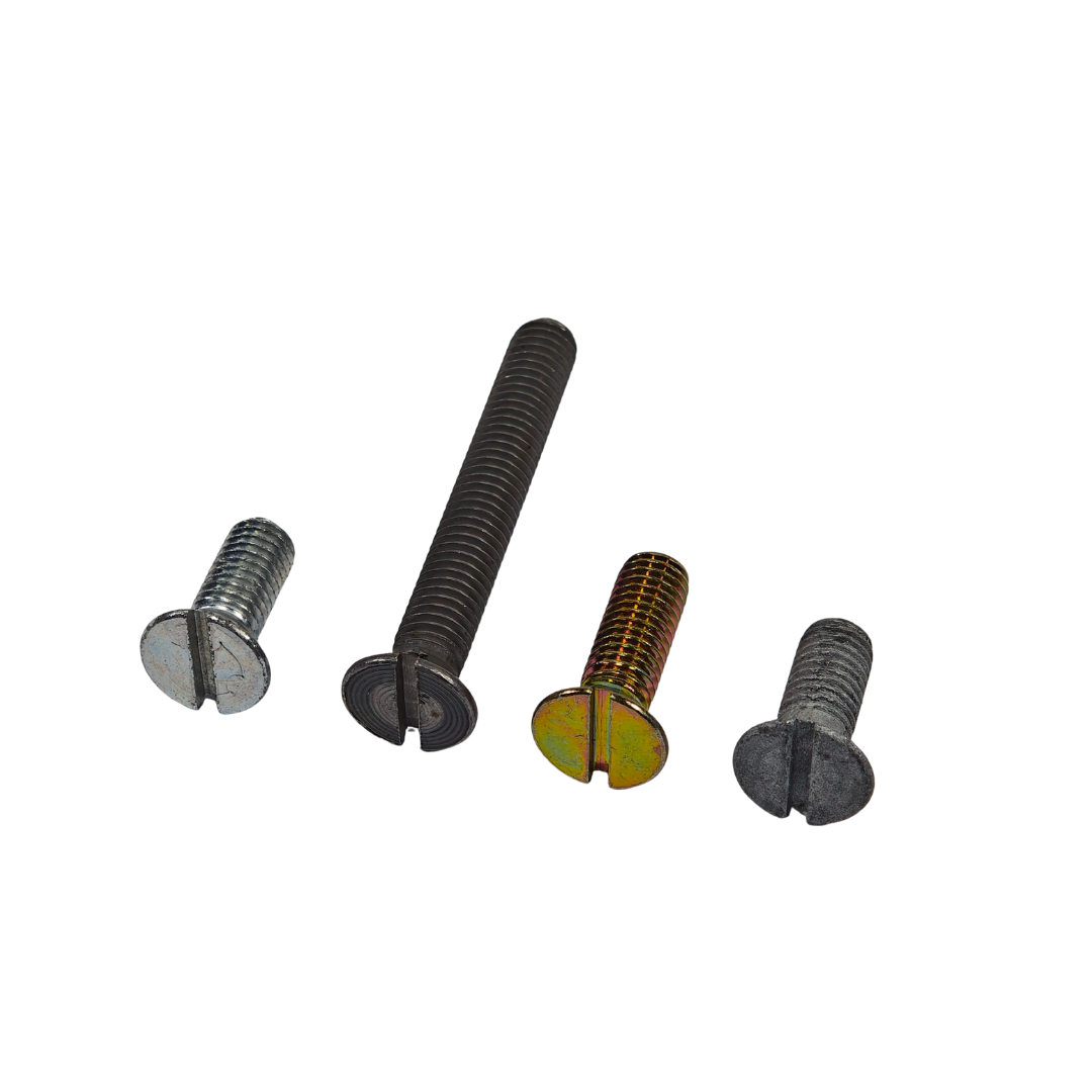 Parafuso Cabeça Chata Rosca Máquina com Fenda - Imagem 5