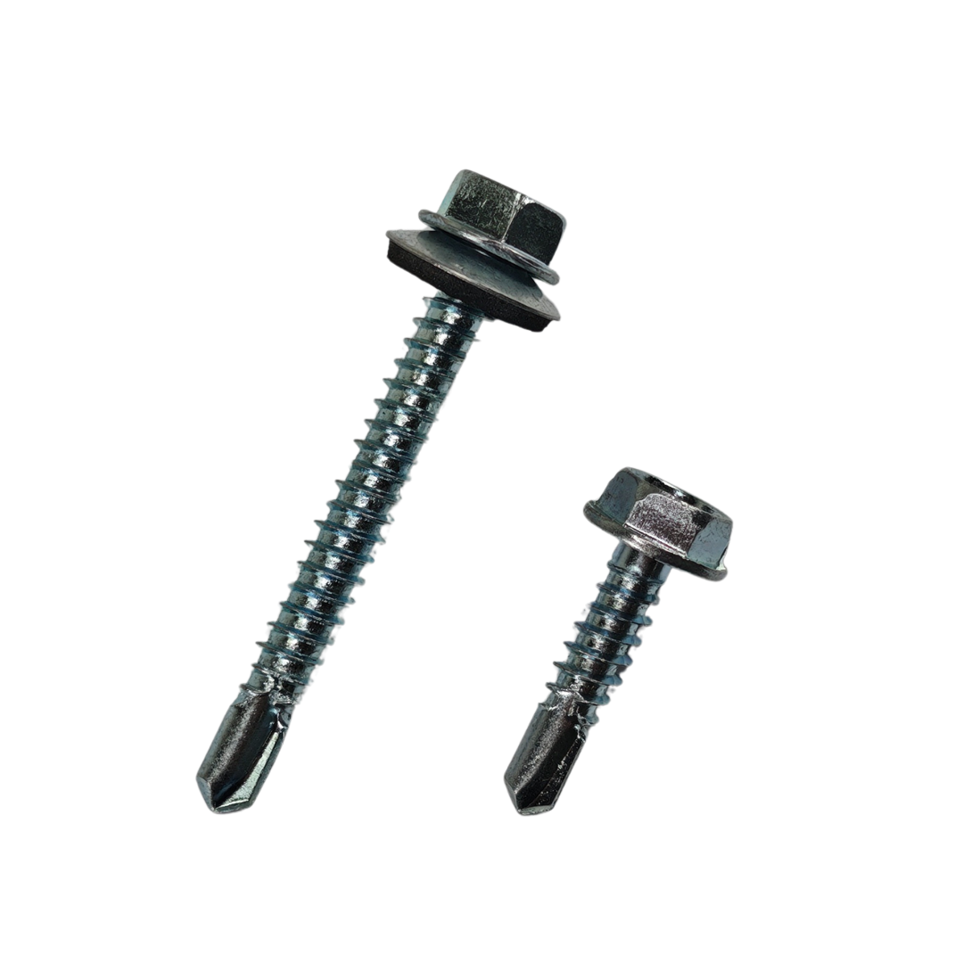 Parafuso Sextavado Auto-brocante e o com Arruela - Imagem 2