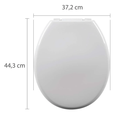 Assento Sanitario Almofadado Oval Branco 7150111 Lorenzetti