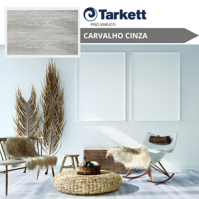 LVT INJOY CARVALHO CINZA 0,15X208X1230MM TKT