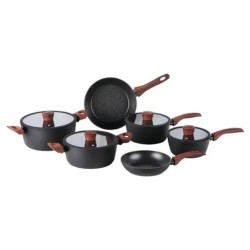 Conjunto 06 Panelas C/Indução Sirius Preto 4814/103 Brinox