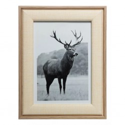 Porta Retrato em MDF na Cor Bege, 13X18CM 220357 LYOR