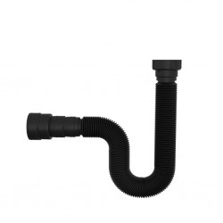 Sifão Sanfonado Universal Preto 070CM 030140 BLUKIT