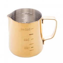 Leiteira Elegante de Aço Inox Dourada 350ml - Lyor