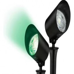 O - LED ESPETO JARDIM 5W PT LUZ VD ECO B&D