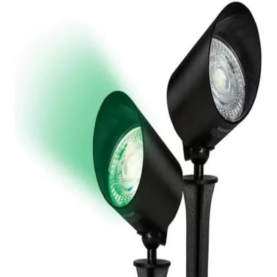 O - LED ESPETO JARDIM 5W PT LUZ VD ECO B&D