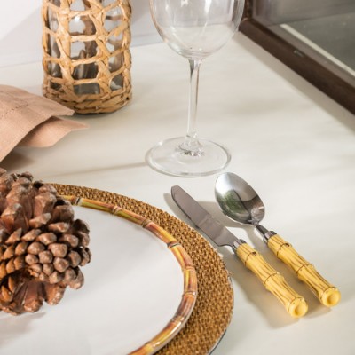 F - FAQUEIRO 24PC INOX C/CABO ABS BAM 35354 WOLFF