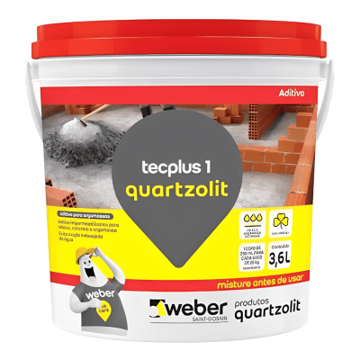 Aditivo Impermeabilizante Quartzolit Tecplus 1 3,6L
