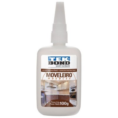 Adesivo Instantaneo Moveleiro 100Gr Tekbond