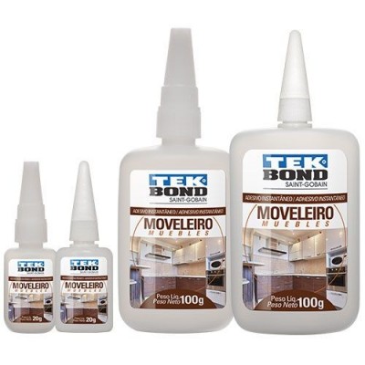 Adesivo Instantaneo Moveleiro 100Gr Tekbond
