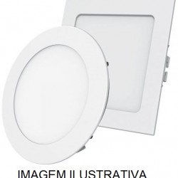 PAINEL LED 12W EMB QUAD 6500K BR SLIM B&D