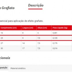 DESEMPENADEIRA GRAFIATO CANTO 09X25 856 CONDOR