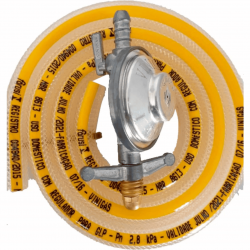 MANGUEIRA P/GAS 5/16 1M C/VALV PT PLASBOHN