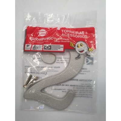 NUMERO RESIDENCIAL 2 ALUMINIO GLOBAL PLASTIC