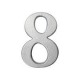 NUMERO RESIDENCIAL 8 ALUMINIO GLOBAL PLASTIC