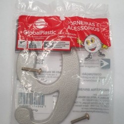 NUMERO RESIDENCIAL 9 ALUMINIO GLOBAL PLASTIC