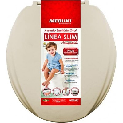 F - ASSENTO SANIT ALMOF OVAL SLIM AREIA MEBUKI