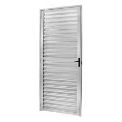 F - PORTA VENEZIANA ALUM 210X60 ESQ ESQUADRISOL