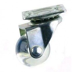 RODIZIO GIR C/PLACA RODA SIL 1.1/2 STARFER