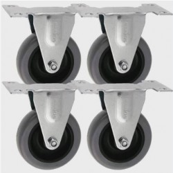 RODIZIO GIR C/PLACA RODA SIL 2 STARFER