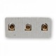 CONECTOR PORC TRIPOLAR 6MM 10A MELFI