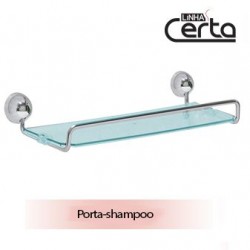 F - PORTA SHAMPOO CERTA CR STEEL