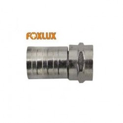 CONECTOR COAXIAL RG6 FOXLUX