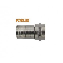 CONECTOR COAXIAL RG6 FOXLUX