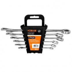 F - KIT CHAVE COMBINADA COM 6PCS FOXLUX