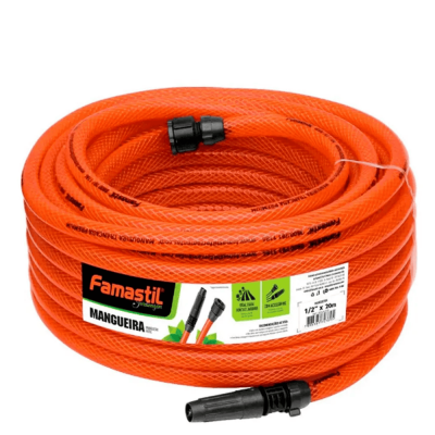 MANGUEIRA TRANC LARANJA 1/2X2MM FAMASTIL