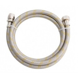 LIGACAO FLEX P/ GAS INOX 1/2X3/8 120CM BLUKIT