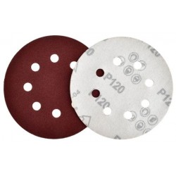 DISCO DE LIXA C/ VELCRO GRAO 080 - 125MM FERTAK