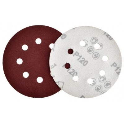 DISCO DE LIXA C/ VELCRO GRAO 080 - 125MM FERTAK