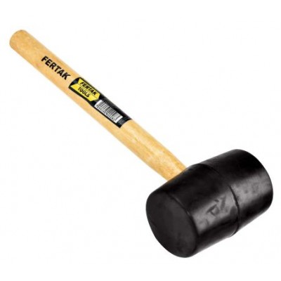 MARRETA DE BORRACHA PT 16OZ 60MM FERTAK