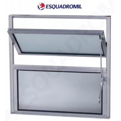 F - BASCULA ALUM 40X60 2V 1S ESQUADROMIL