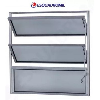 Bascula Alum 80X60 3V 1S Esquadromil