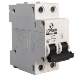 DISJUNTOR BIPOLAR 10A SOPRANO