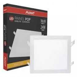 PAINEL LED 24W EMB QUAD 3000K BR MAXXY