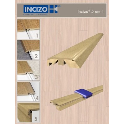 OUT - PERFIL INCIZO 5 EM 1 ANDIROBA 1,80 FLOOREST