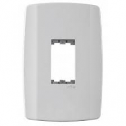 PLACA 4X2 1 POSTO VERT C/SUP SLIM ILUMI