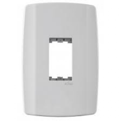 PLACA 4X2 1 POSTO VERT C/SUP SLIM ILUMI