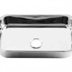 CUBA C2F ALTO BLH 56X34X14 INOX 430 METALOSA