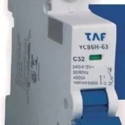 DISJUNTOR UNIPOLAR 10A 4.5KA DIN TAF