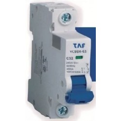 DISJUNTOR UNIPOLAR 50A 4.5KA DIN TAF