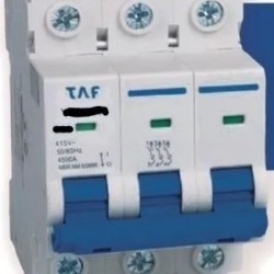 DISJUNTOR TRIPOLAR 10A 4.5KA DIN TAF