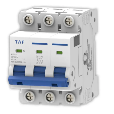 DISJUNTOR TRIPOLAR 63A 4.5KA DIN TAF