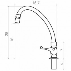 TORN COZ MESA GIRAT ALAVANCA ABS BR 2765 CIVITT