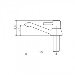 TORN LAVAT MESA ALAVANCA METAL CR 3601 CIVITT