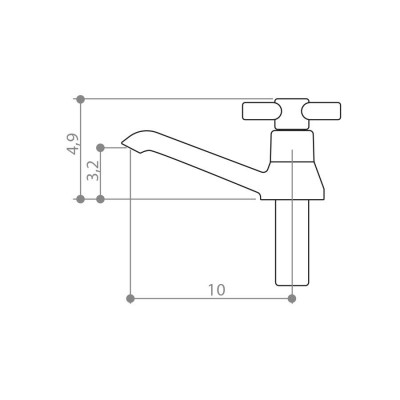 TORN LAVAT MESA CRUZETA METAL CR 3602 CIVITT